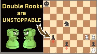 BEST Double Rooks Chess Puzzle Tactic  Can you Solve it [upl. by Eeslek]