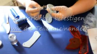 Herstellung eines Babyschuhs aus Fondant [upl. by Orsay737]