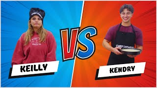 SIBLINGS BAKING CHALLENGE Keilly vs Kendry [upl. by Heman492]