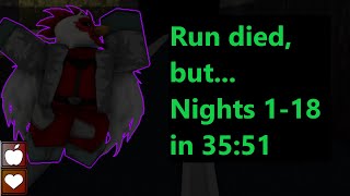 ROBLOX One More Night  Nights 118 Speedrun  in 3551 [upl. by Paff]