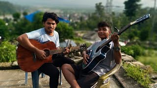 Aau Timi Yo Jindagima  My Brothers Guitar Lead and Sing a Song  cover nepal viralvideo [upl. by Eulaliah873]