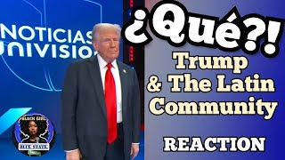 Reaction to EVERY question asked and answered from Trumps Univision townhall [upl. by Paulsen637]