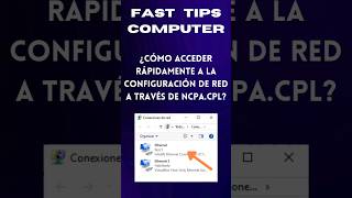 ¿Cómo acceder rápidamente a la configuración de red a través de ncpacpl en Windows 10 [upl. by Argent]