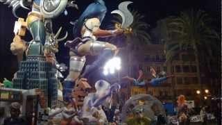 Fallas 2012  Falla Regne de Valencia  Duque de Calabria [upl. by Janus351]