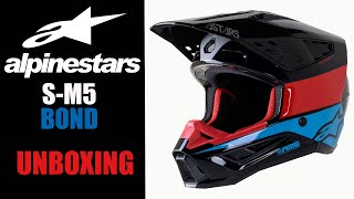 ALPINESTARS  UNBOXING DE MI NUEVO CASCO  SM5 BOND [upl. by Ahsrav]