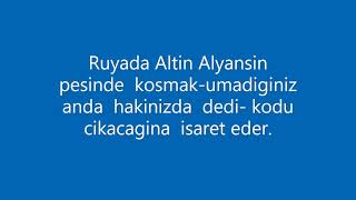 Ruyada Altin Alyans ardindan kosmak [upl. by Adnoyek729]