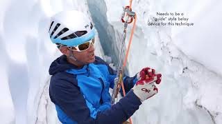 How to Rappel Into and Ascend Out of a Crevasse [upl. by Bandler]