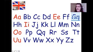 🇬🇧 Alphabet  Lesson 1  beginner English A1 [upl. by Retsek959]