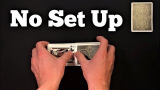 An Amazing Must See IMPROMPTU Card Trick [upl. by Briney]