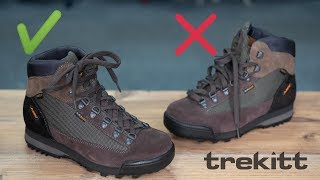 How to Correctly Lace Walking Boots [upl. by Tteve]