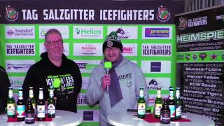 Pressekonferenz Salzgitter Icefighters vs Harsefeld Tigers vom 28012024 [upl. by Atsirtal]