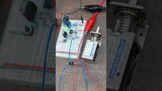 How to Control a Solenoid with a 555 Timer and Infrared Sensor experiment inductance circuits [upl. by Enneiluj]