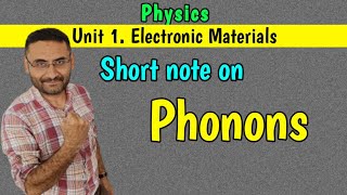 Phonons Short note Solid State Physics PHYSICS BE  Btech 1st year engineering in हिन्दी [upl. by Quin273]