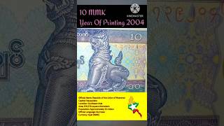 Secrets of Myanmars 10 Kyat Banknote 🇲🇲💵 money currency myanmar numismmatics shorts viral [upl. by Mcgray]