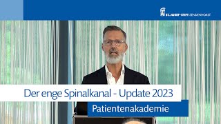 Der enge Spinalkanal  Update 2023 [upl. by Ohaus]