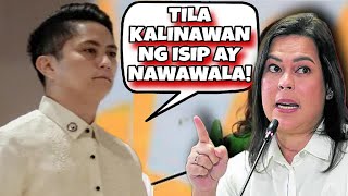 Sandro Marcos hindi napigilang magbigay ng komento quotTila kalinawan ng isip ni VP Sara ay nawawala [upl. by Attiuqihc138]