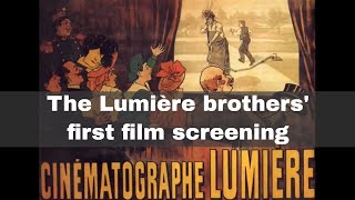 22nd March 1895 The Lumière brothers stage their first film screening in Paris [upl. by Flora568]