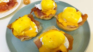 5minute Breakfast Hacks Effortless Eggs Benedict amp Heavenly Hollandaise Muffins [upl. by Kliman404]