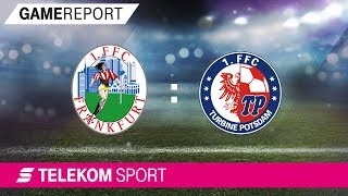 1 FFC Frankfurt  1 FFC Turbine Potsdam  17 Spieltag 1718  Telekom Sport [upl. by Ardnassela]