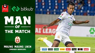 BITKUB Man of the Match  MD19 Maung Maung Lwin ลำพูน วอริเออร์ [upl. by Forsyth]