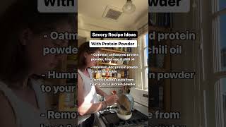 Savory Protein Powder Recipes [upl. by Neslund315]