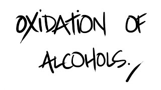 AQA ALevel Chemistry  Oxidation of Alcohols [upl. by Mushro]