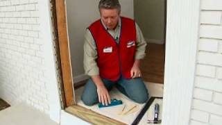 How to Install A PreHung Exterior Door [upl. by Rufe735]