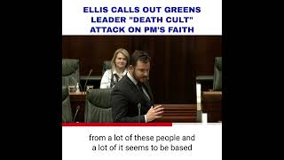 Felix Ellis calls out Greens Leaders quotDeath Cultquot attack on PMs faith [upl. by Ytrebil]