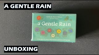 Unboxing a Gentle Rain board game [upl. by Odidnac]