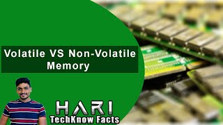 Volatile and Non Volatile Memory Difference [upl. by Hoagland]