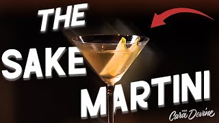 How to use SAKE in a cocktail A fruity and fun MARTINI twist  the SAKETINI [upl. by Pontone]