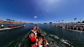 Long Beach Dragon Boat Festival 2024  Boat 1 500m mixed Semi Final [upl. by Sublett]