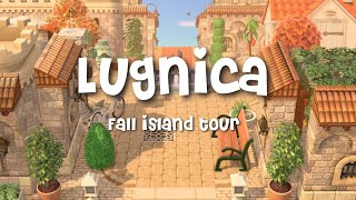 Fall Towncore Island Tour 🍁  Animal Crossing New Horizons No Commentary [upl. by Nilahs]