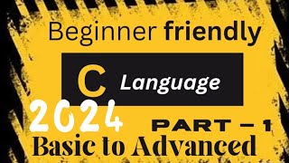 C language part  1by coding incharge lokesh Kumar [upl. by Ardiedal]