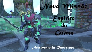 Como fazer a Nova Missão de Necromancia Espirito da Guerra no Runescape [upl. by Godfry]