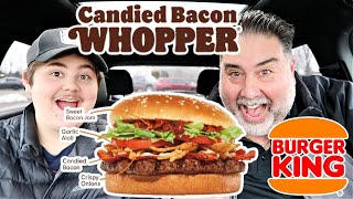 BK Candied Bacon Whopper Review [upl. by Timrek]