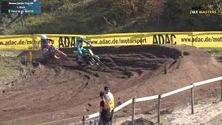 ADAC MX Masters Grevenbroich 2020 Junior Cup 85 Race 1 [upl. by Levine456]