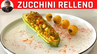 ZUCCHINIS RELLENOS súper proteicos y en menos de 5 MINUTOS [upl. by Alburg]