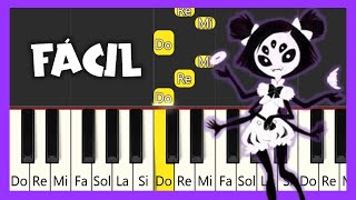 UNDERTALE  Spider Dance  TUTORIAL DE PIANO FÁCIL [upl. by Nnuahs743]