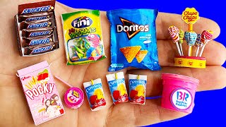 20 DIY MINIATURE FOOD AND SWEETS HACKS AND CRAFTS COLLECTION [upl. by Menard]