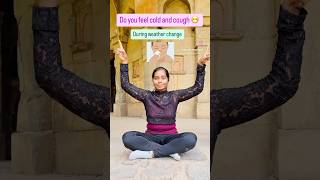 Yoga for cold and cough yoga yogaasanas cold cough cold pranayama yogposture yogaposes [upl. by Woodrow446]