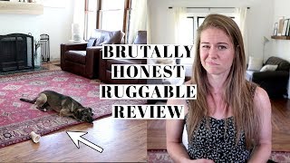 BRUTALLY HONEST RUGGABLE REVIEW  Pros amp Cons of Washable Rugs [upl. by Agace]