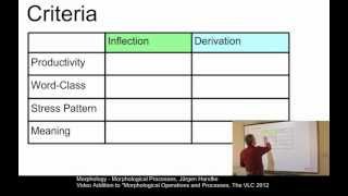 MOR102  Morphological Processes [upl. by Correy]