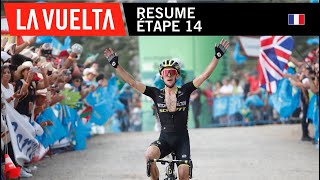 Résumé  Étape 14  La Vuelta 2018 [upl. by Yedoc]