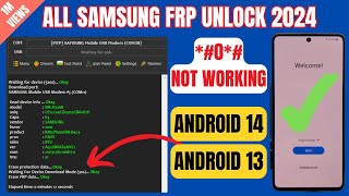 🔥Latest Tool🔥 Samsung FRP Bypass 2024 Android 1413 Latest Security 100000 Working Tool [upl. by Okim]