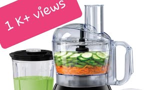 BlackDecker Food Processor 4in1 400w Unboxing and Review in TamilUses of Food Processor in Tamil [upl. by Rape]