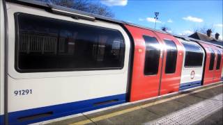 London Underground Central Line Leaving Barkingside 1992ST [upl. by Renat]