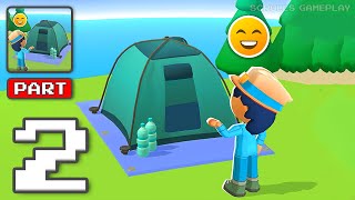 Hikers Paradise  Gameplay Walkthrough Part 2  Navigate Beautiful Trails and Nature iOS Android [upl. by Anytsirk729]