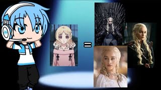 Diabolik Lovers react Yui as Daenerys Targaryen Game Of Thrones  11  ✅ tiktok videos [upl. by Trevar184]