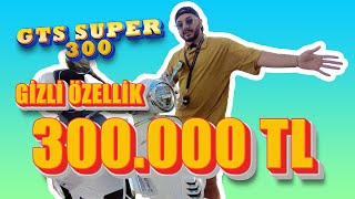 SIFIR KM VESPA GTS SUPER 300 ALDIK  GİZLİ ÖZELLİK MotovLog [upl. by Reehsab]